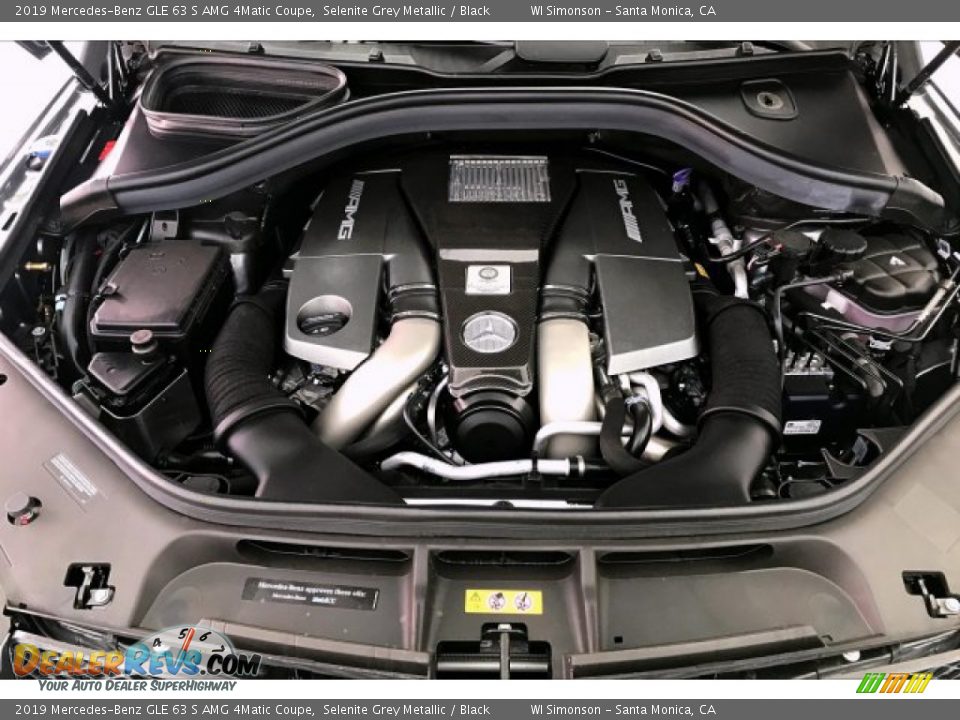 2019 Mercedes-Benz GLE 63 S AMG 4Matic Coupe Selenite Grey Metallic / Black Photo #8