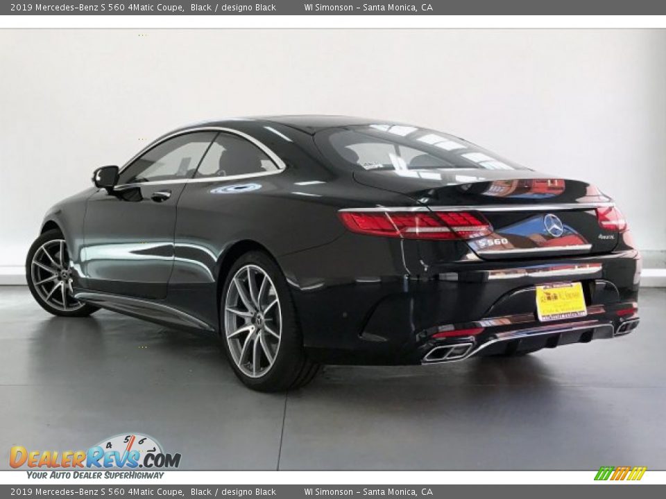 2019 Mercedes-Benz S 560 4Matic Coupe Black / designo Black Photo #2