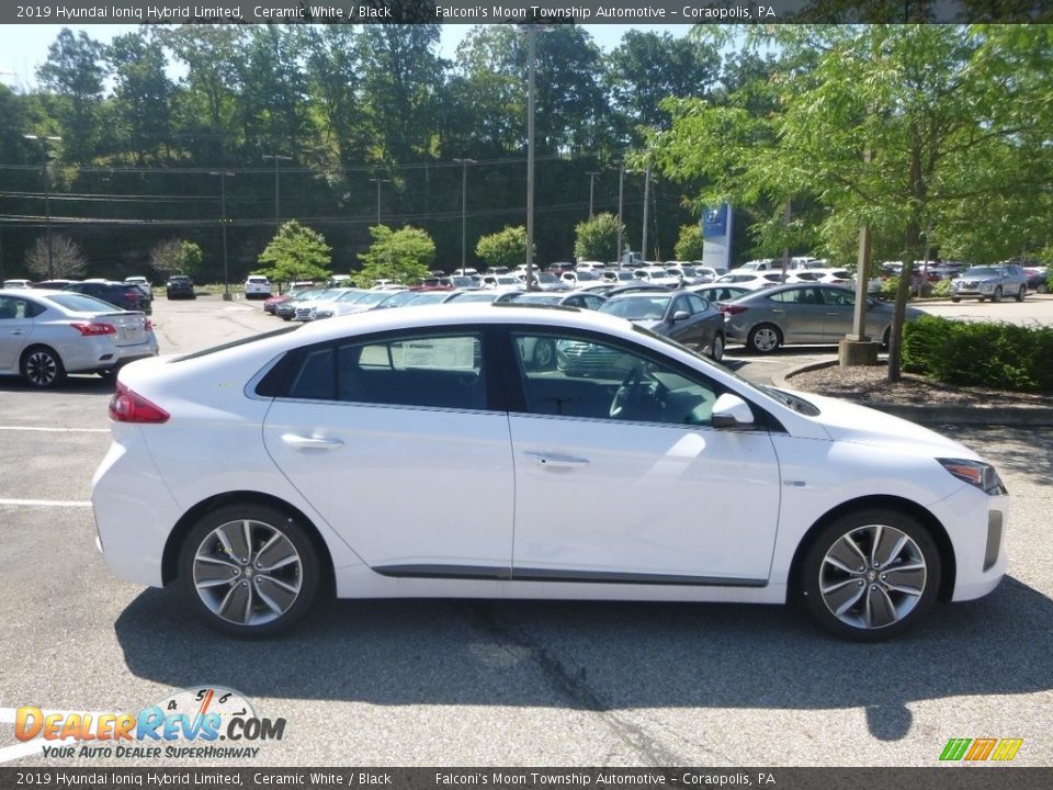 2019 Hyundai Ioniq Hybrid Limited Ceramic White / Black Photo #1