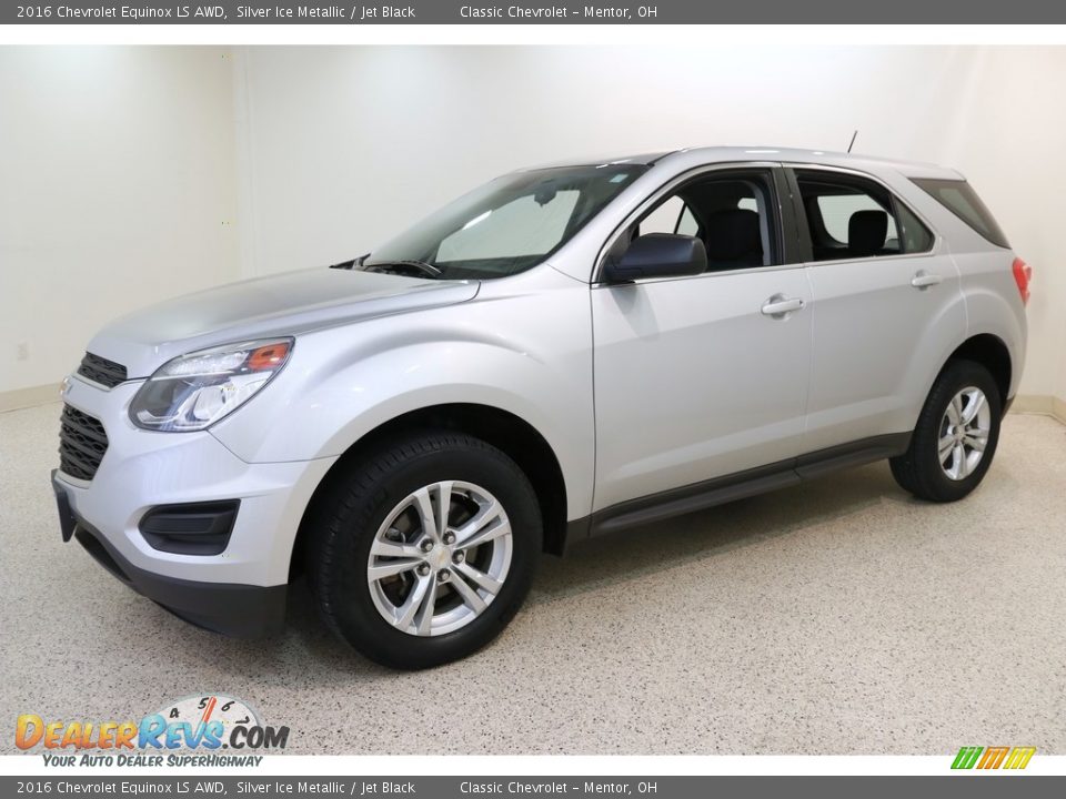 2016 Chevrolet Equinox LS AWD Silver Ice Metallic / Jet Black Photo #3