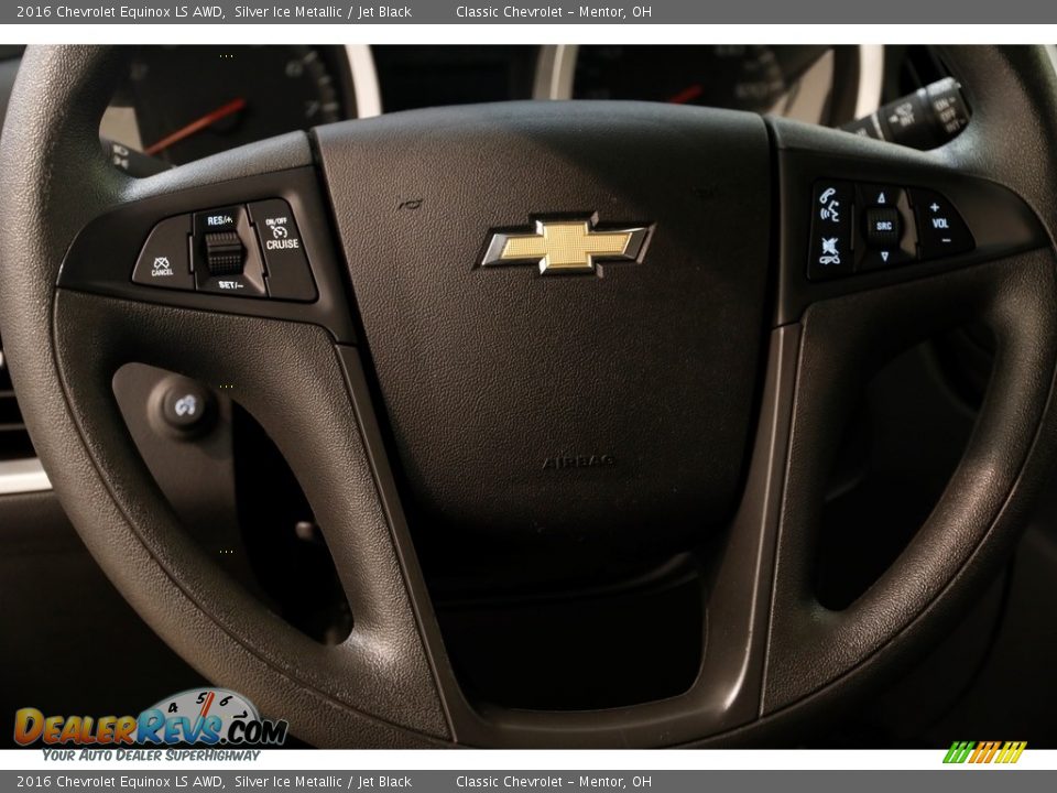 2016 Chevrolet Equinox LS AWD Silver Ice Metallic / Jet Black Photo #7