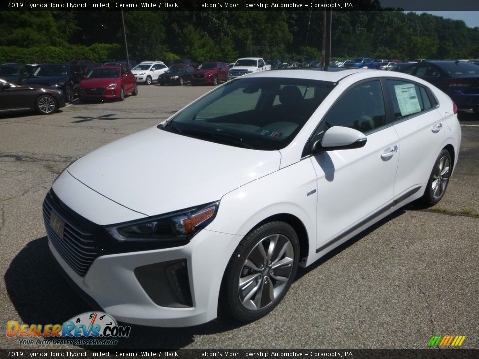 2019 Hyundai Ioniq Hybrid Limited Ceramic White / Black Photo #5