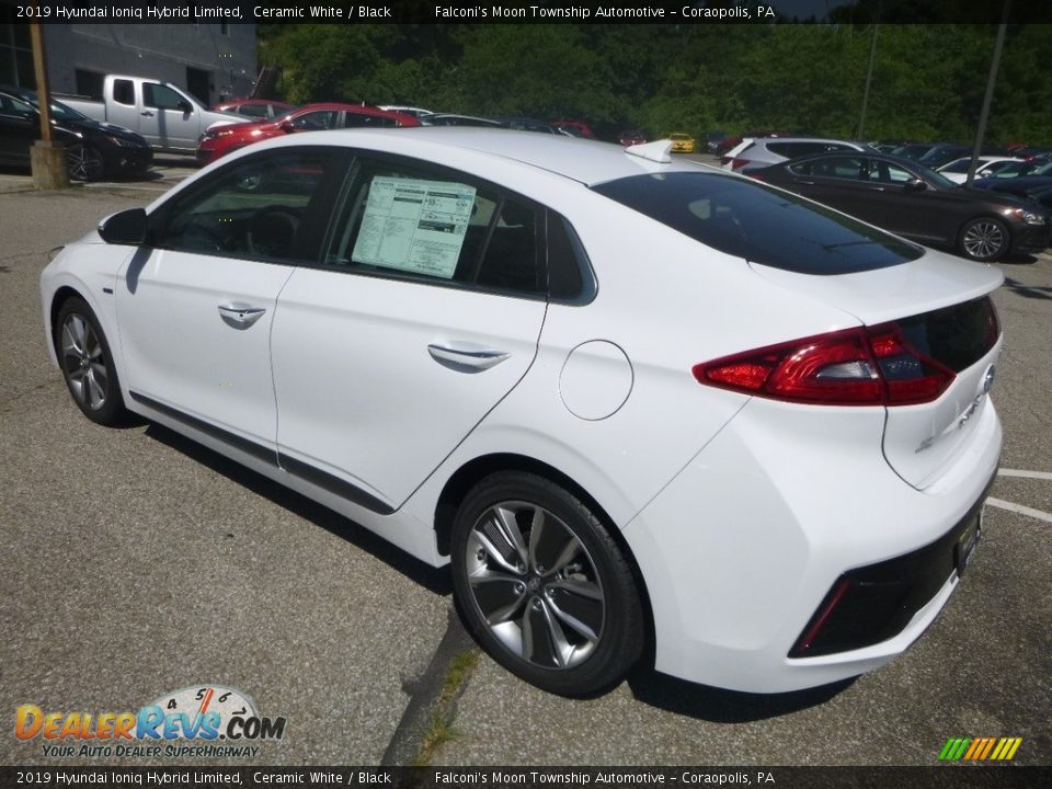 2019 Hyundai Ioniq Hybrid Limited Ceramic White / Black Photo #6