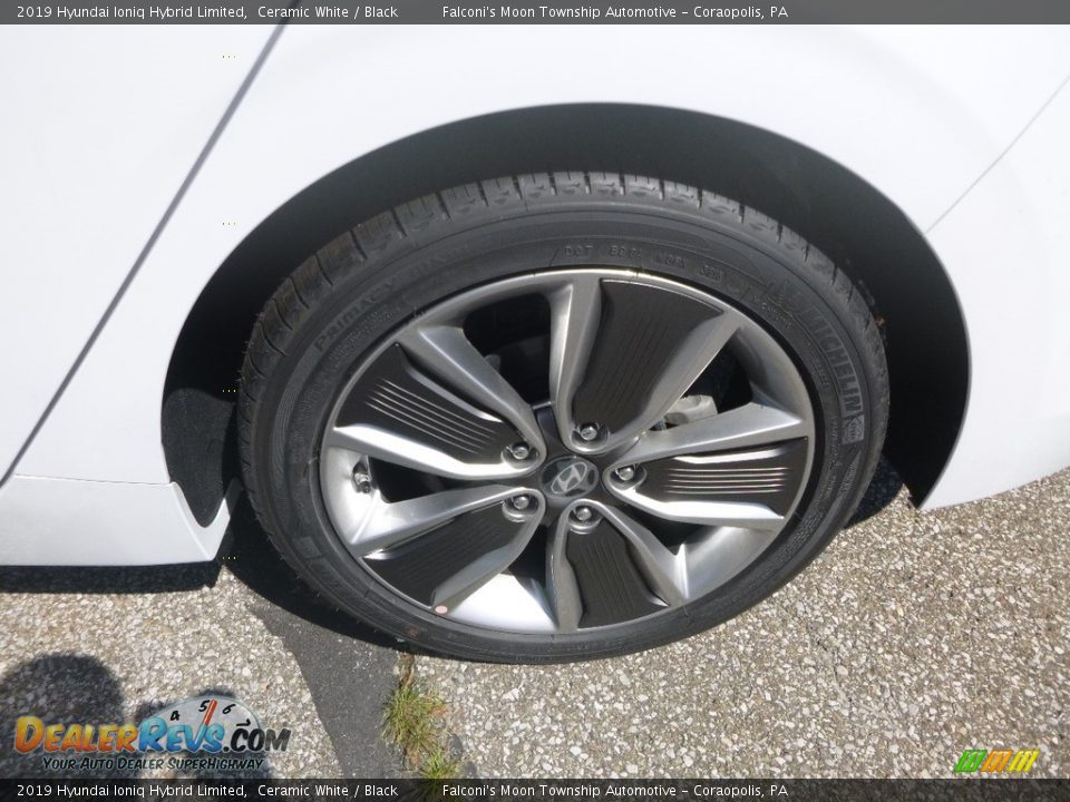 2019 Hyundai Ioniq Hybrid Limited Ceramic White / Black Photo #7