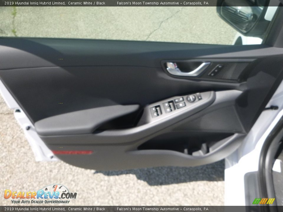 2019 Hyundai Ioniq Hybrid Limited Ceramic White / Black Photo #10