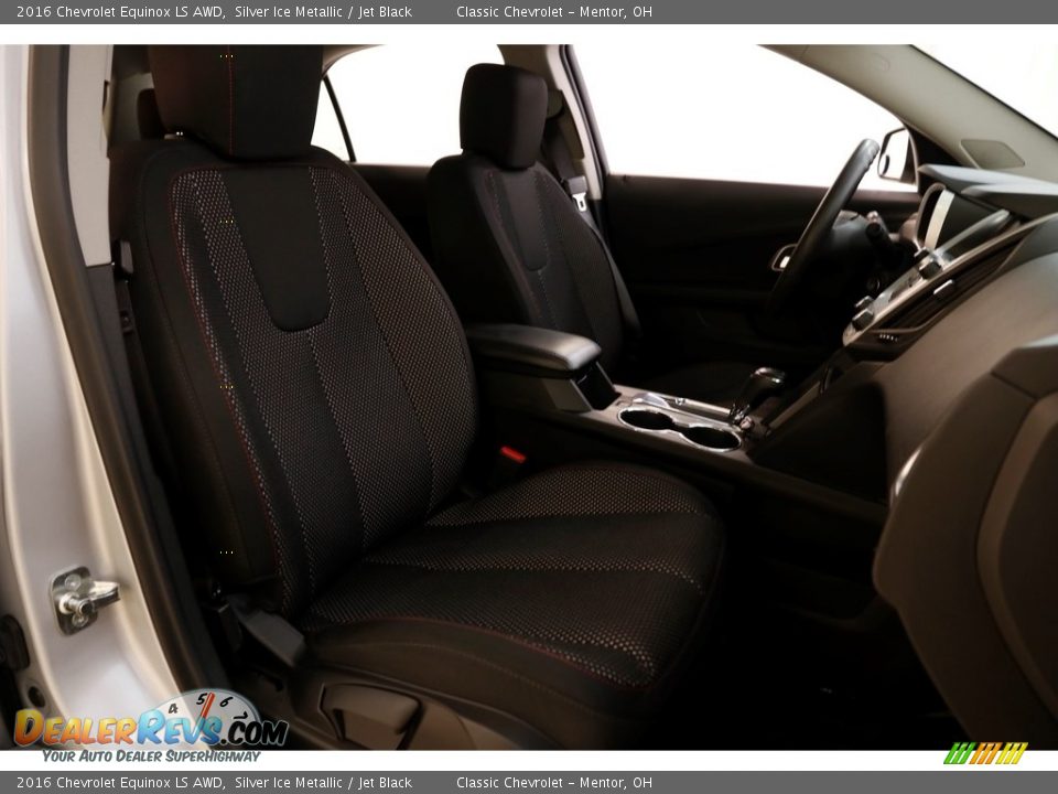 2016 Chevrolet Equinox LS AWD Silver Ice Metallic / Jet Black Photo #14