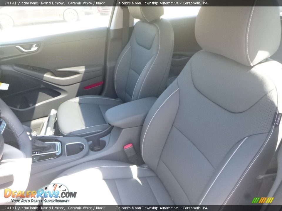 2019 Hyundai Ioniq Hybrid Limited Ceramic White / Black Photo #11