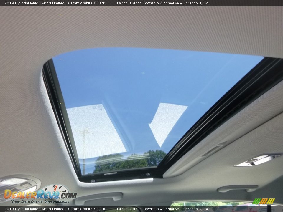 2019 Hyundai Ioniq Hybrid Limited Ceramic White / Black Photo #13