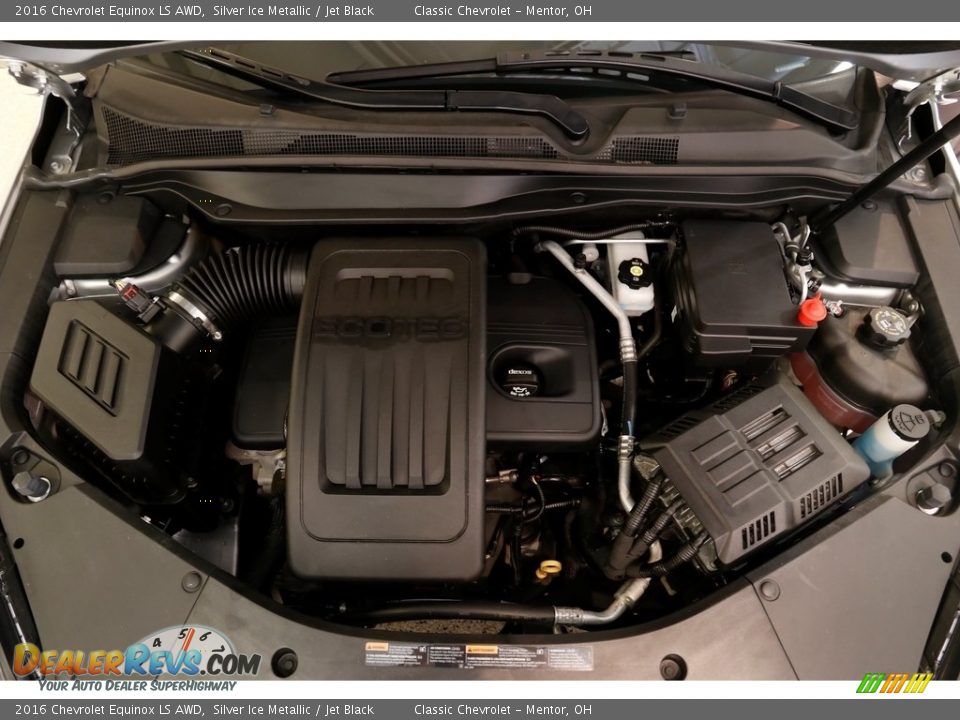 2016 Chevrolet Equinox LS AWD Silver Ice Metallic / Jet Black Photo #19