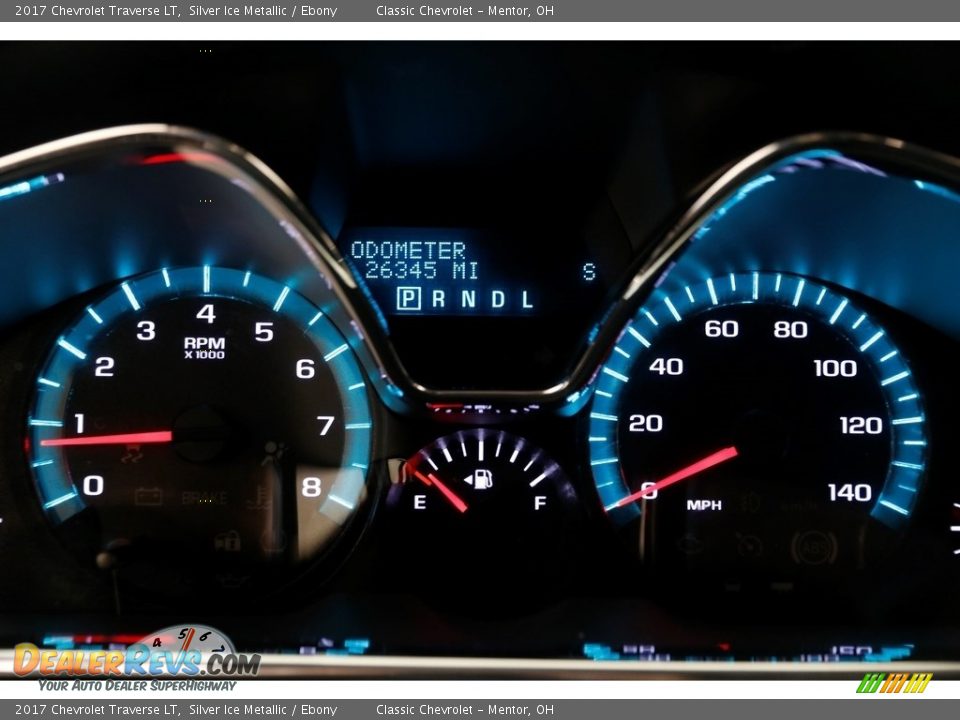 2017 Chevrolet Traverse LT Silver Ice Metallic / Ebony Photo #8