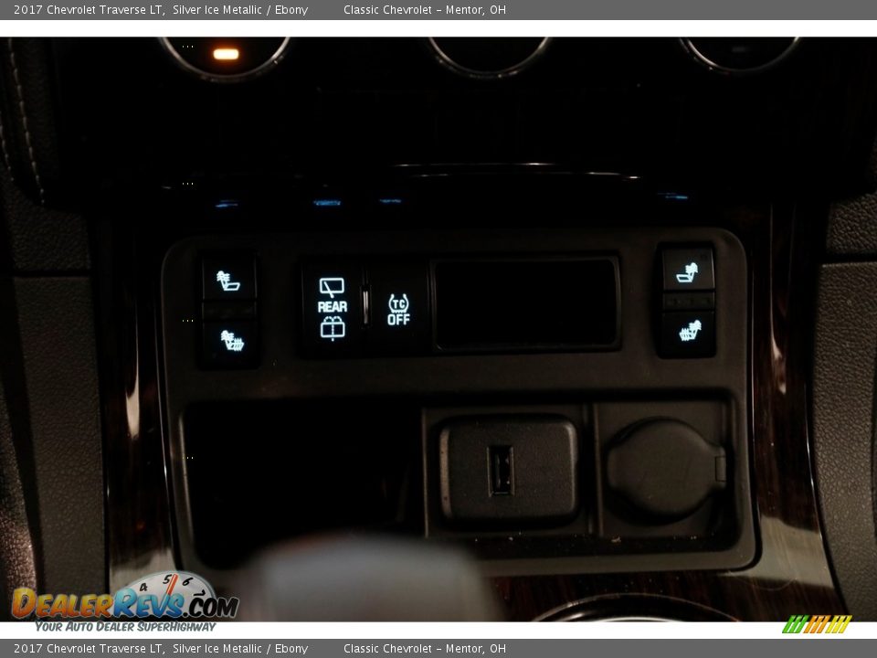 2017 Chevrolet Traverse LT Silver Ice Metallic / Ebony Photo #12