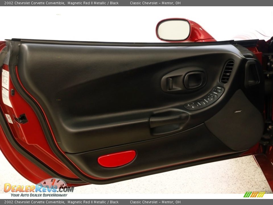 2002 Chevrolet Corvette Convertible Magnetic Red II Metallic / Black Photo #5