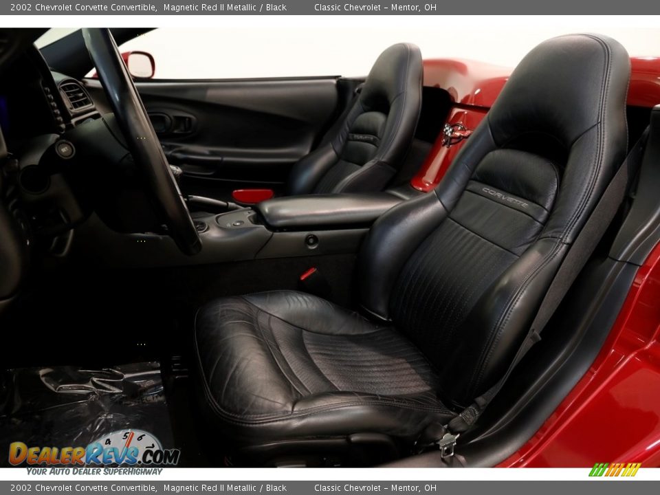 2002 Chevrolet Corvette Convertible Magnetic Red II Metallic / Black Photo #6