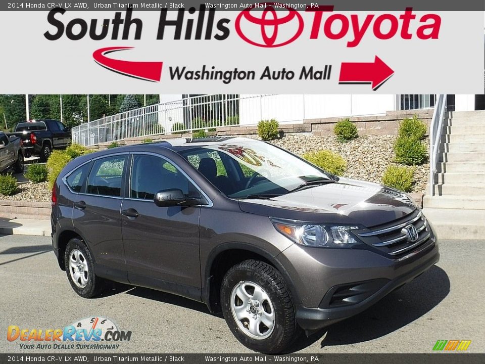 2014 Honda CR-V LX AWD Urban Titanium Metallic / Black Photo #1