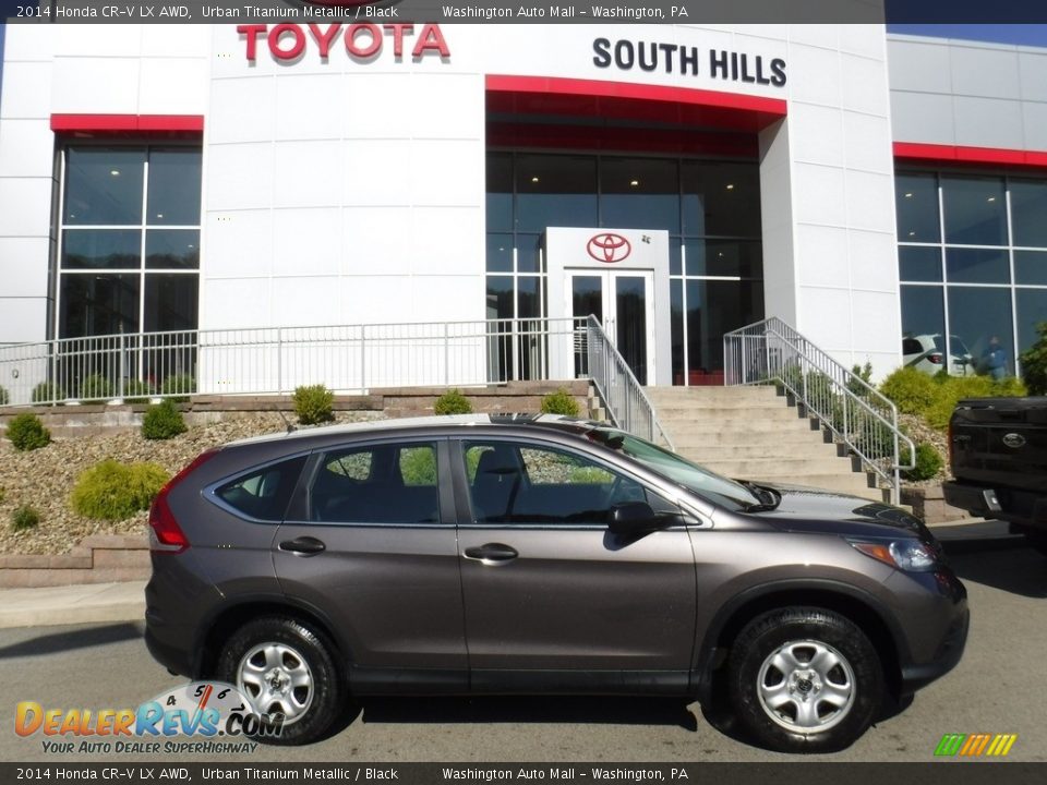 2014 Honda CR-V LX AWD Urban Titanium Metallic / Black Photo #2