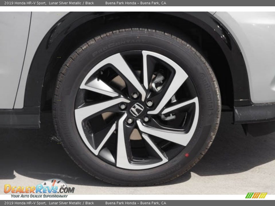 2019 Honda HR-V Sport Lunar Silver Metallic / Black Photo #12