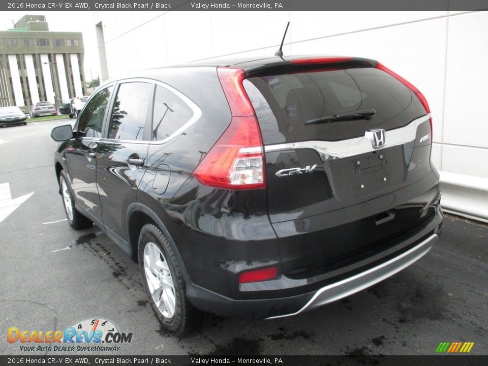 2016 Honda CR-V EX AWD Crystal Black Pearl / Black Photo #3