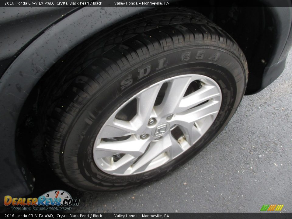 2016 Honda CR-V EX AWD Crystal Black Pearl / Black Photo #6