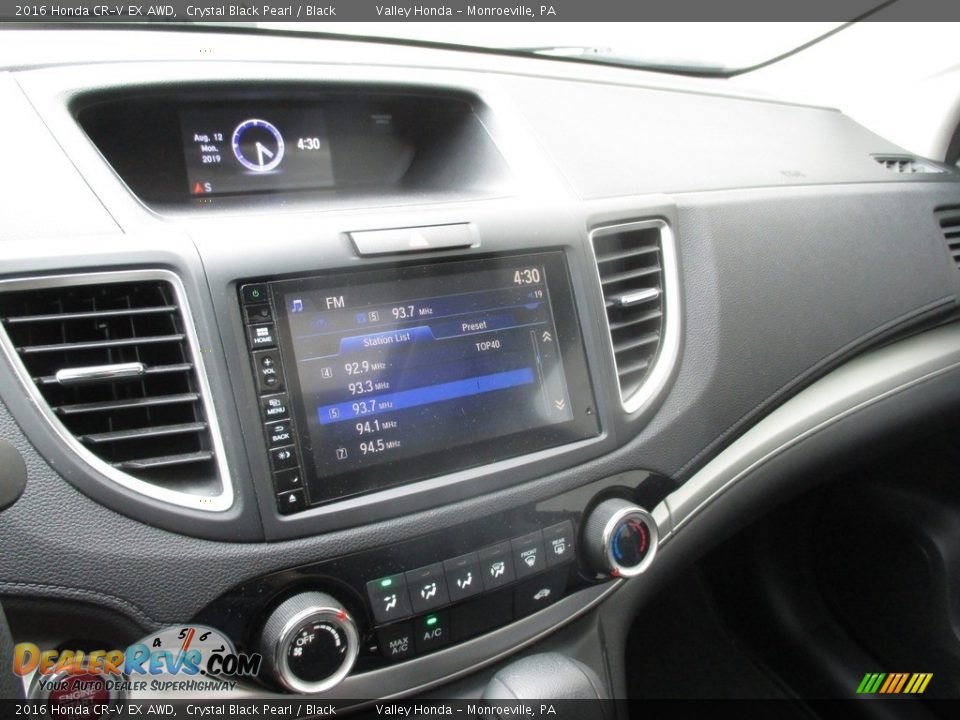 2016 Honda CR-V EX AWD Crystal Black Pearl / Black Photo #15