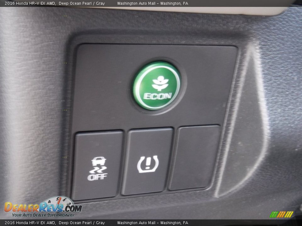 2016 Honda HR-V EX AWD Deep Ocean Pearl / Gray Photo #13