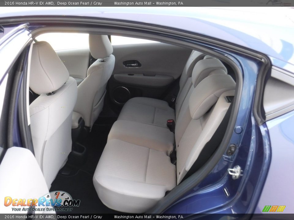 2016 Honda HR-V EX AWD Deep Ocean Pearl / Gray Photo #23