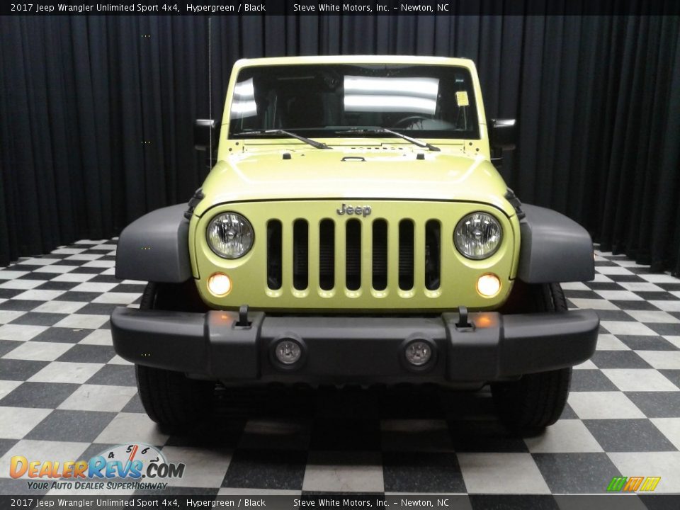 2017 Jeep Wrangler Unlimited Sport 4x4 Hypergreen / Black Photo #3