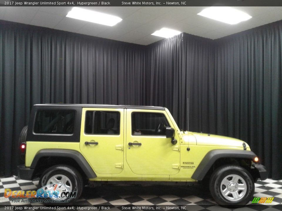 2017 Jeep Wrangler Unlimited Sport 4x4 Hypergreen / Black Photo #5