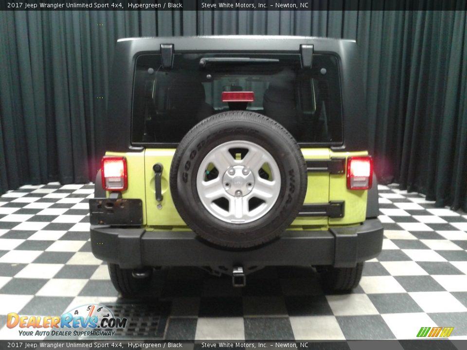 2017 Jeep Wrangler Unlimited Sport 4x4 Hypergreen / Black Photo #7