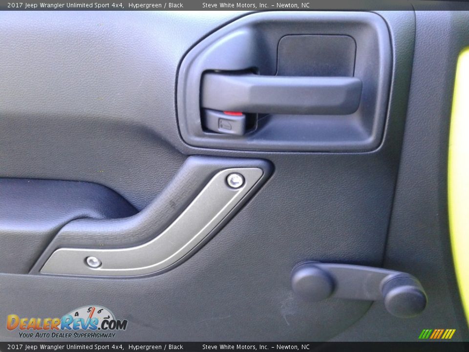 2017 Jeep Wrangler Unlimited Sport 4x4 Hypergreen / Black Photo #9