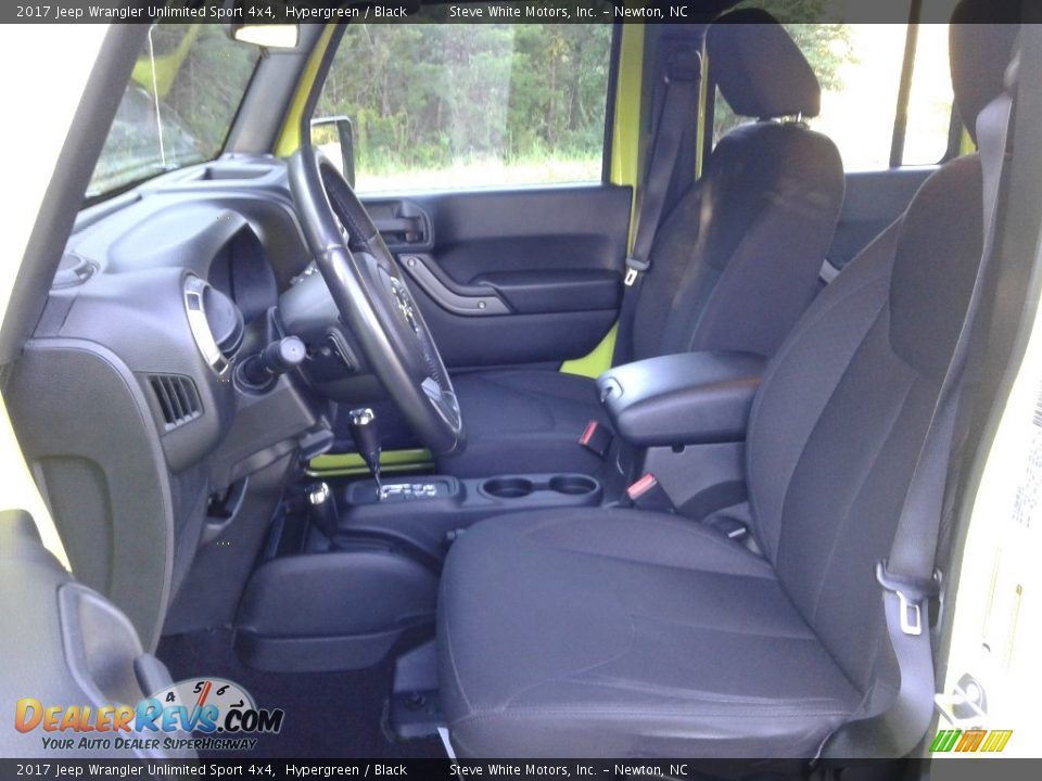 2017 Jeep Wrangler Unlimited Sport 4x4 Hypergreen / Black Photo #10