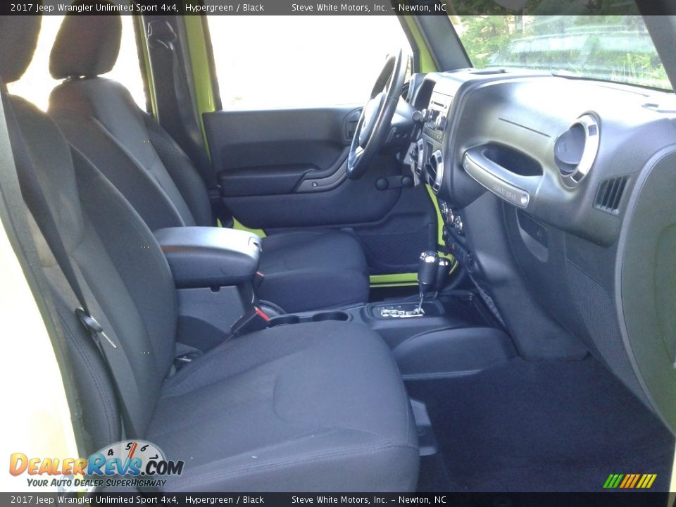2017 Jeep Wrangler Unlimited Sport 4x4 Hypergreen / Black Photo #14