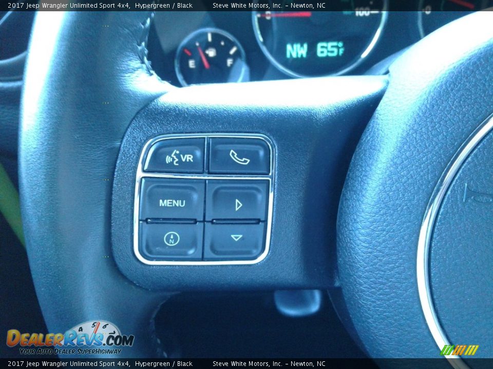 2017 Jeep Wrangler Unlimited Sport 4x4 Hypergreen / Black Photo #16