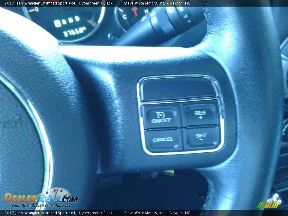 2017 Jeep Wrangler Unlimited Sport 4x4 Hypergreen / Black Photo #17