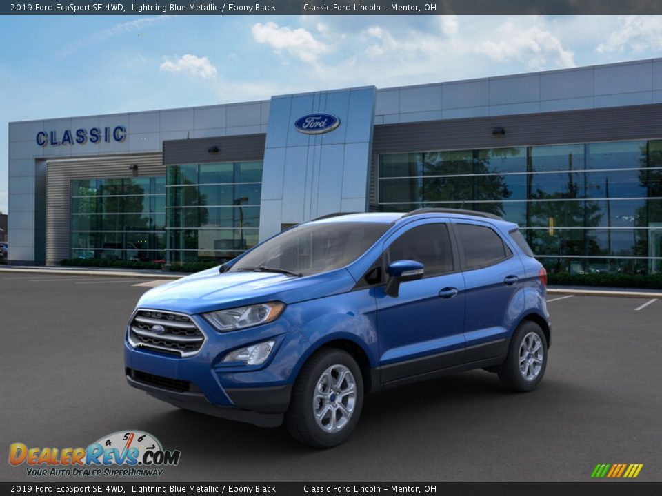 2019 Ford EcoSport SE 4WD Lightning Blue Metallic / Ebony Black Photo #1