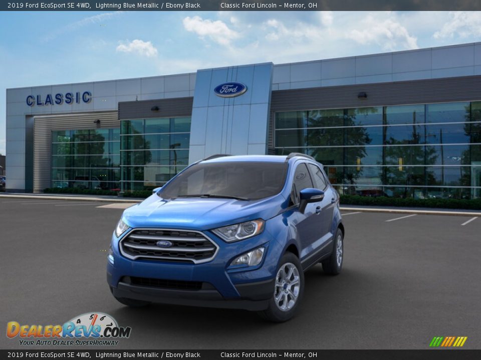 2019 Ford EcoSport SE 4WD Lightning Blue Metallic / Ebony Black Photo #2