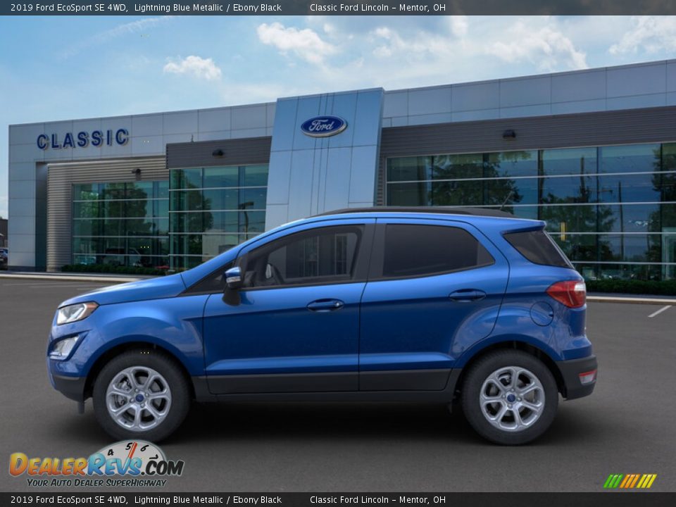 2019 Ford EcoSport SE 4WD Lightning Blue Metallic / Ebony Black Photo #3