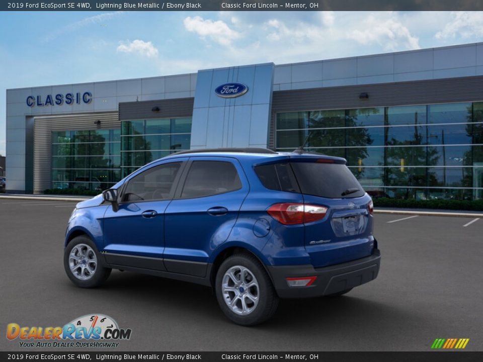 2019 Ford EcoSport SE 4WD Lightning Blue Metallic / Ebony Black Photo #4