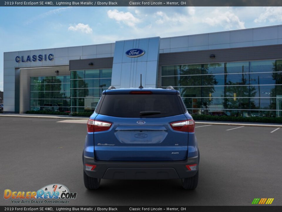 2019 Ford EcoSport SE 4WD Lightning Blue Metallic / Ebony Black Photo #5