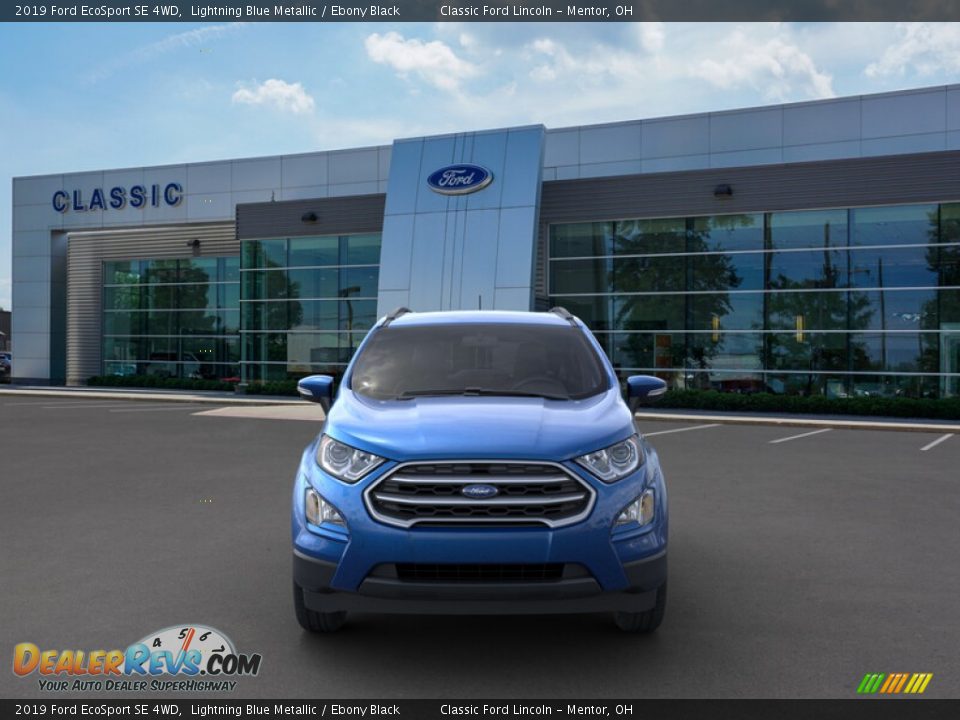 2019 Ford EcoSport SE 4WD Lightning Blue Metallic / Ebony Black Photo #6