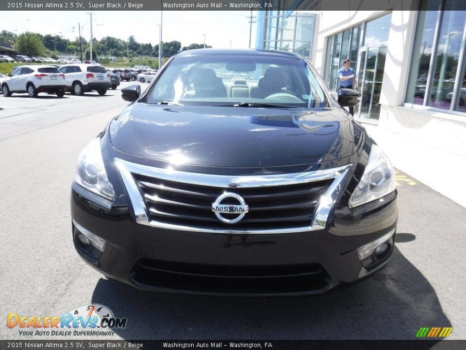 2015 Nissan Altima 2.5 SV Super Black / Beige Photo #5