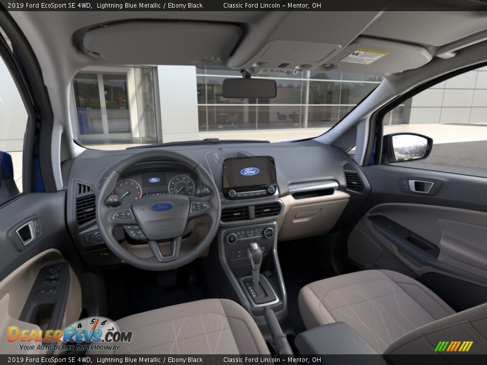 2019 Ford EcoSport SE 4WD Lightning Blue Metallic / Ebony Black Photo #9