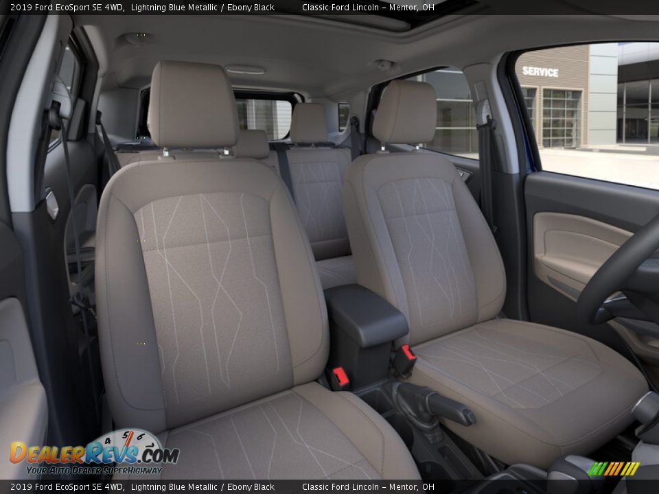2019 Ford EcoSport SE 4WD Lightning Blue Metallic / Ebony Black Photo #10
