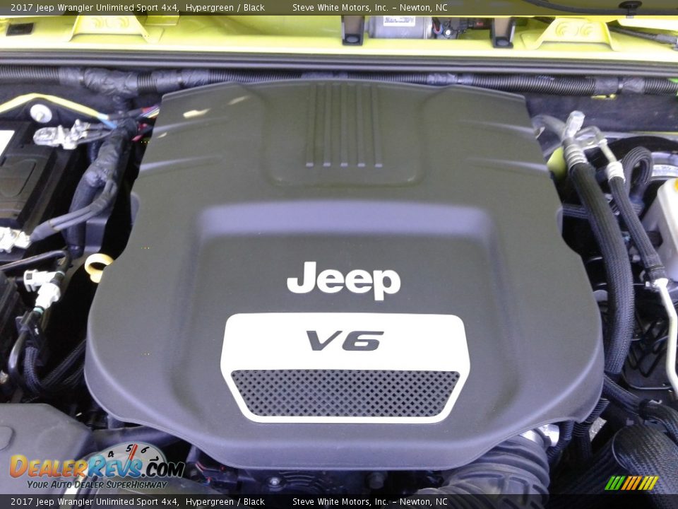 2017 Jeep Wrangler Unlimited Sport 4x4 Hypergreen / Black Photo #28
