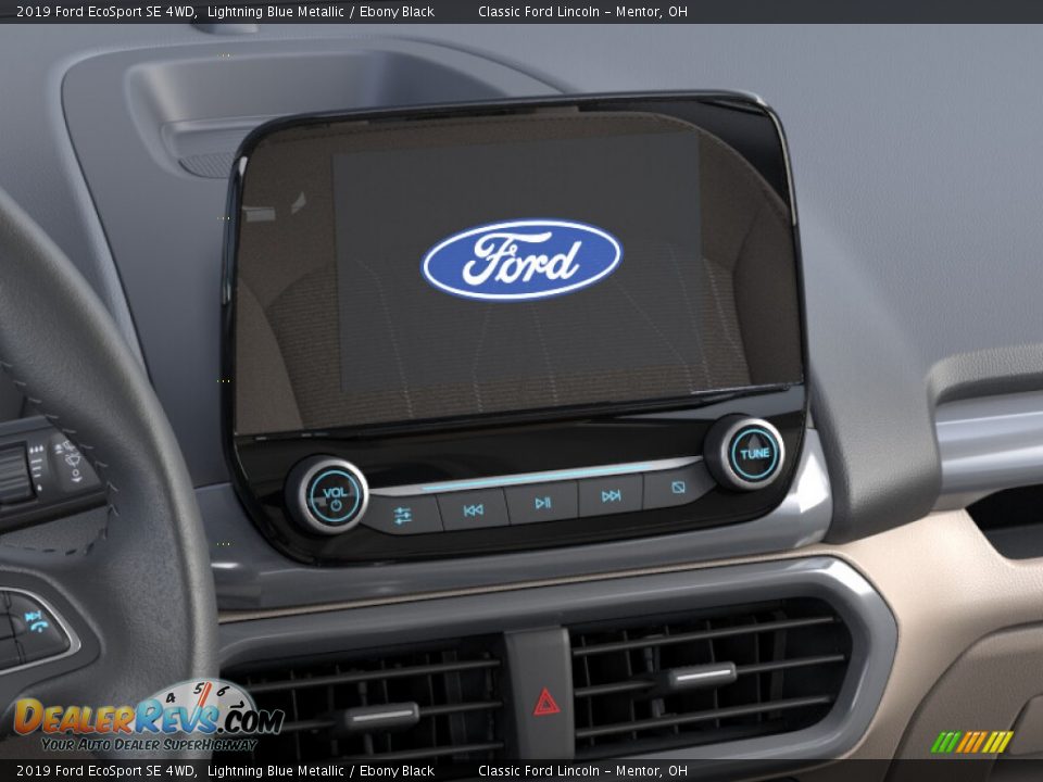 2019 Ford EcoSport SE 4WD Lightning Blue Metallic / Ebony Black Photo #14