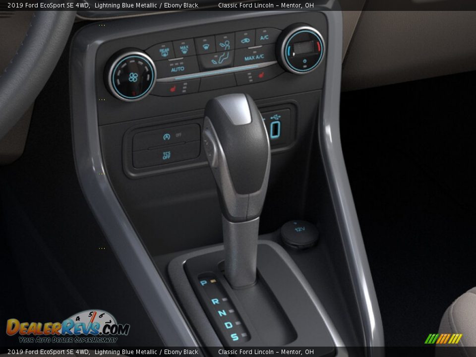 2019 Ford EcoSport SE 4WD Lightning Blue Metallic / Ebony Black Photo #15
