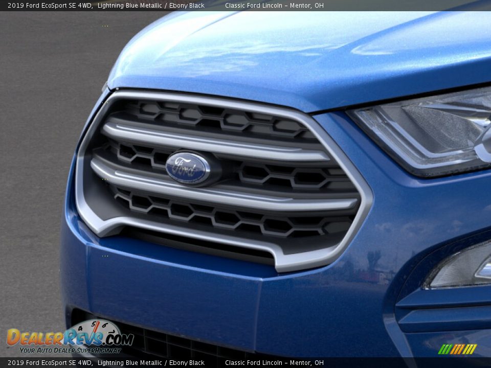 2019 Ford EcoSport SE 4WD Lightning Blue Metallic / Ebony Black Photo #17