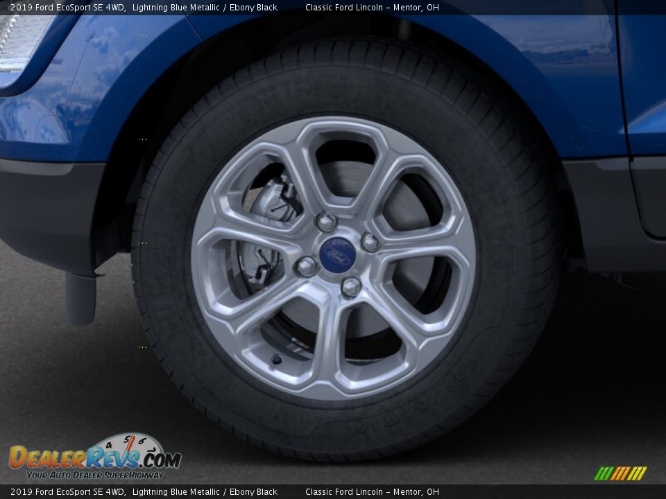 2019 Ford EcoSport SE 4WD Lightning Blue Metallic / Ebony Black Photo #19