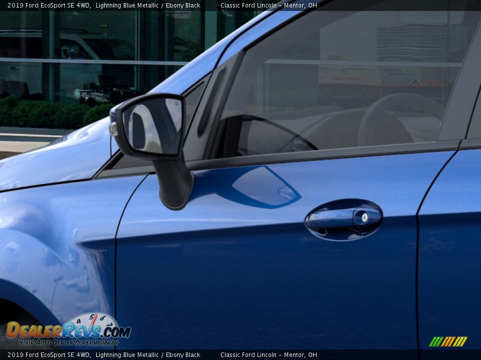 2019 Ford EcoSport SE 4WD Lightning Blue Metallic / Ebony Black Photo #20