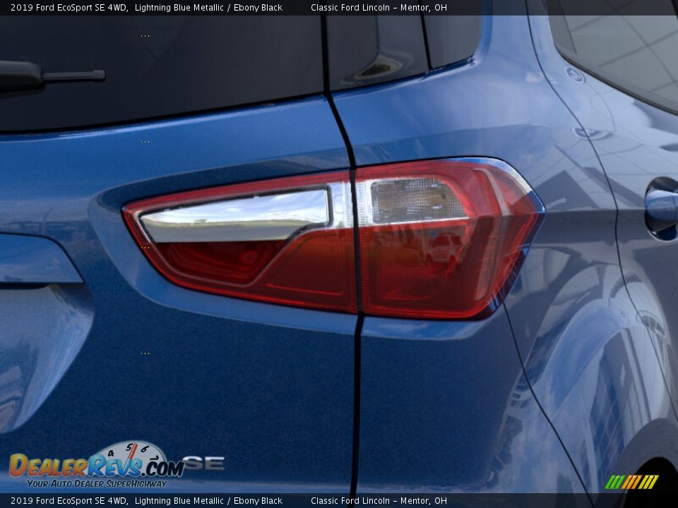 2019 Ford EcoSport SE 4WD Lightning Blue Metallic / Ebony Black Photo #21