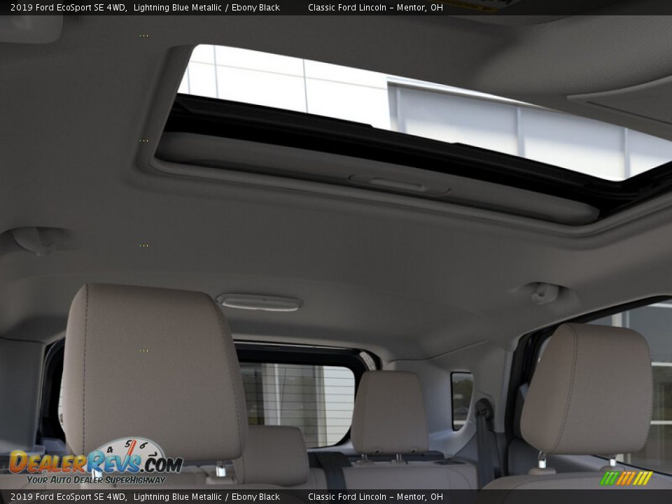 2019 Ford EcoSport SE 4WD Lightning Blue Metallic / Ebony Black Photo #22